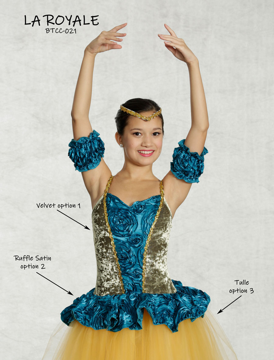 Ballet character dance costume