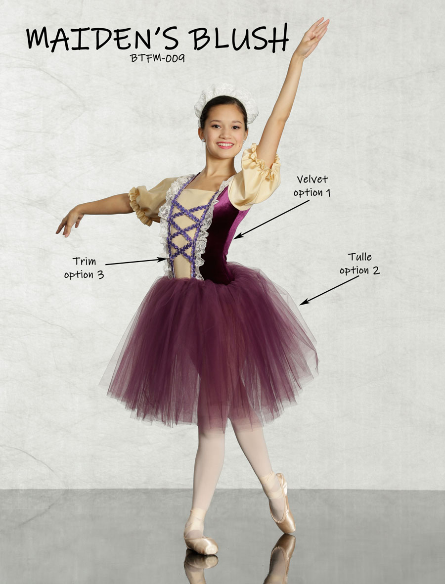Character ballet dance costume