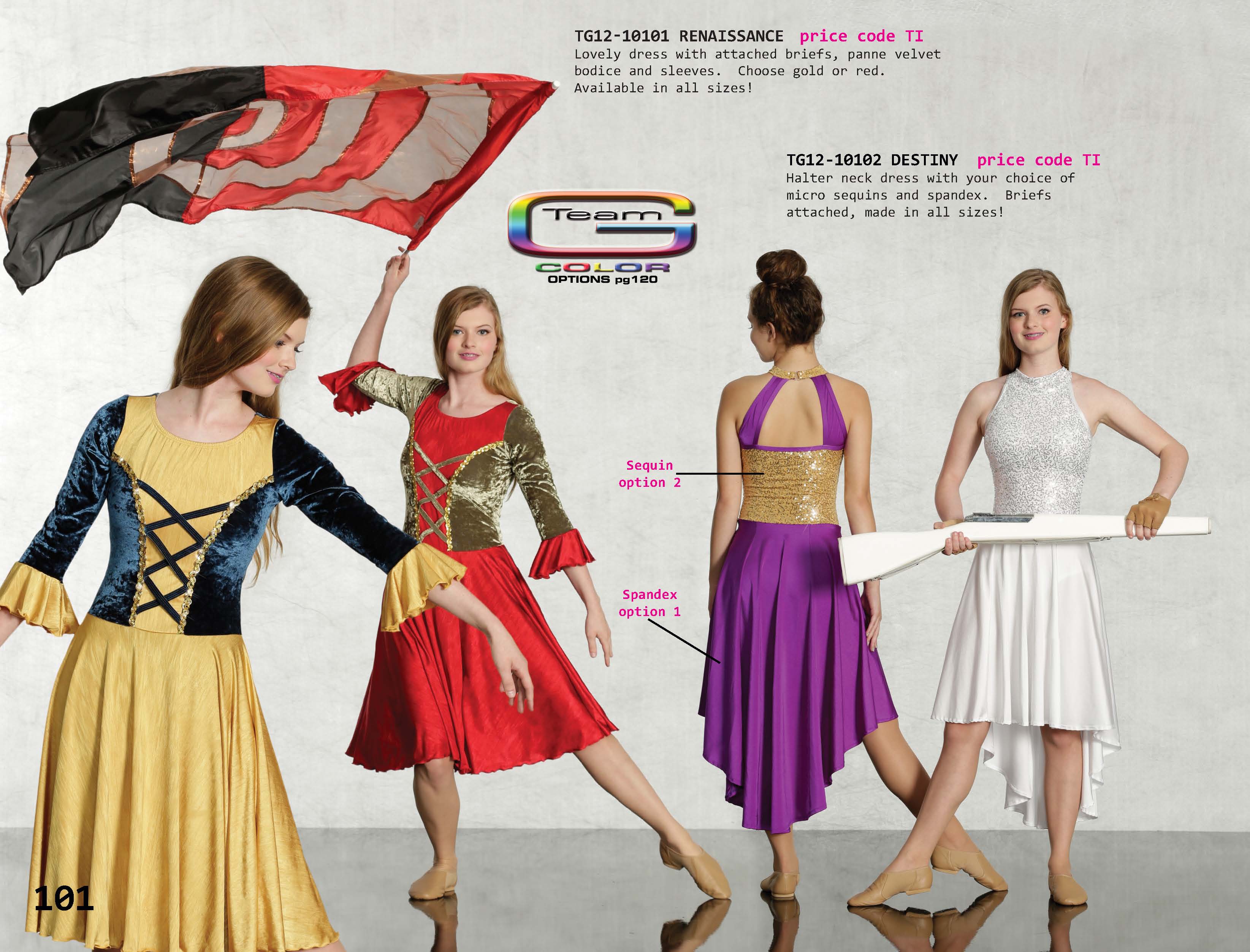 Colorguard Team uniform