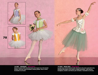 Dance recital ballet costume