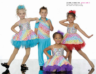 Daisy Floral rainbow recital ballet dress tutu