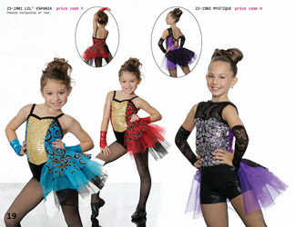Red Turqoise lyrical jazz competition recital dance costume