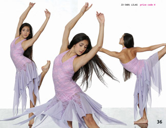 Modern lyrical jazz dance competion recital costume