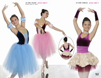 Lyrical Ballet tutu renaissance character pink blue burgundy dance recital competion costume