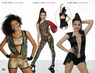 Modern jazz character competition dance costume jewel print lace sequins